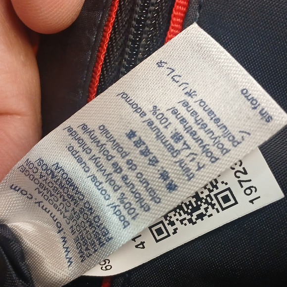 Tommy Hilfigure Brown and Beige Monogram Backpack - Picture 12 of 14